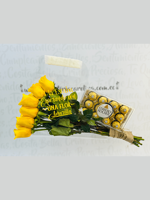 Bolsa acrílico rosas