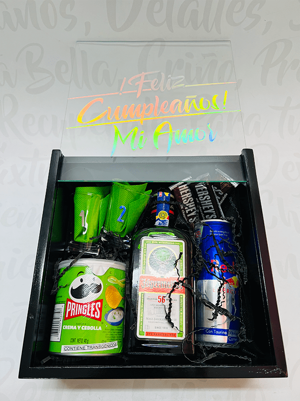 Box Jager 365ml 700ml cumple