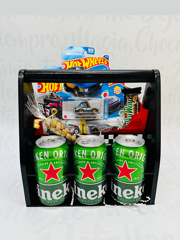 Tripack Heineken y Hot Wheels