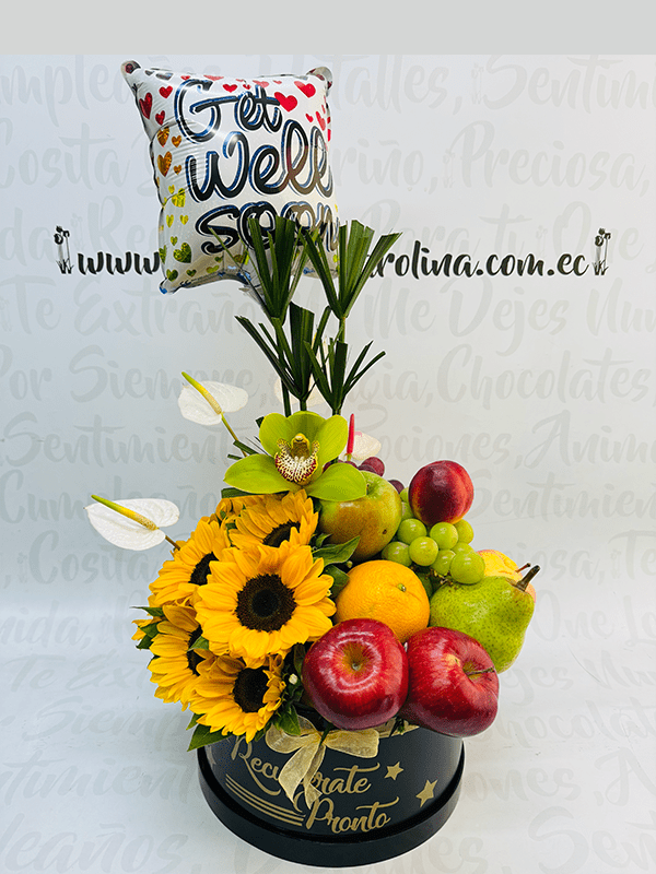 Recuperación girasol y frutas