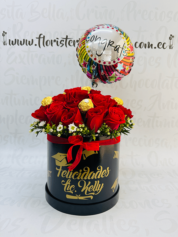 Ramo rosas y Ferrero