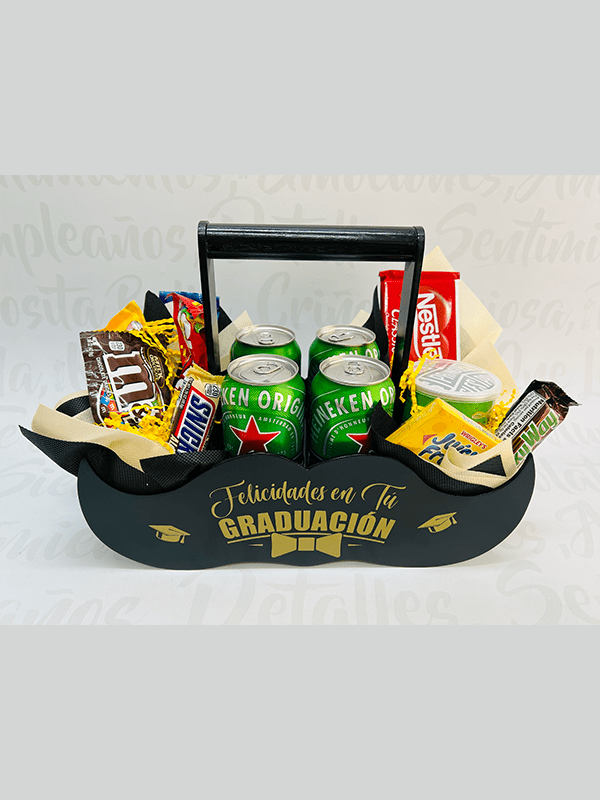 Bigote 4 latas graduación