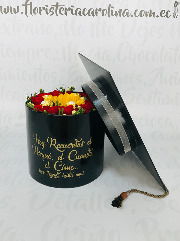 Muzeta girasol y rosas